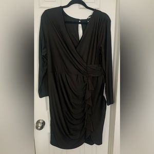 NWT B Darlin faux wrap ruffle dress